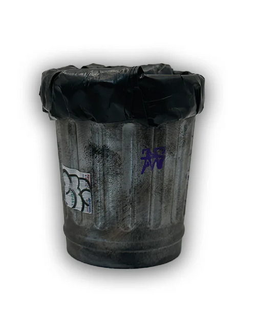 ZEGHEADS Trash Can Fingerboard Obstacle Silver 3 inch ZEGHEADS Trash Can Fingerboard Obstacle Silver 3 inch