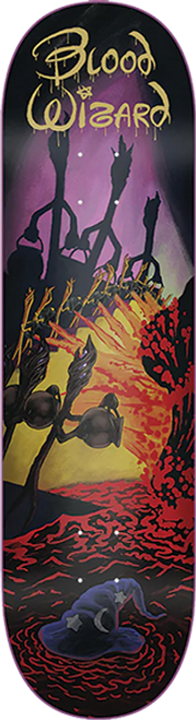 BLOOD WIZARD SORCERER'S DEMISE SKATEBOARD DECK-8.5
