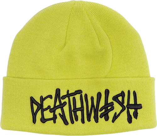 DEATHWISH OG DEATHSPRAY BEANIE YLW