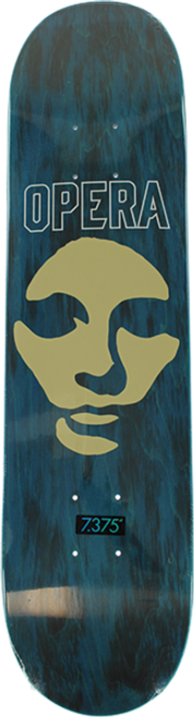 OPERA DIE CUT MASK SKATEBOARD DECK-7.3 BLUE