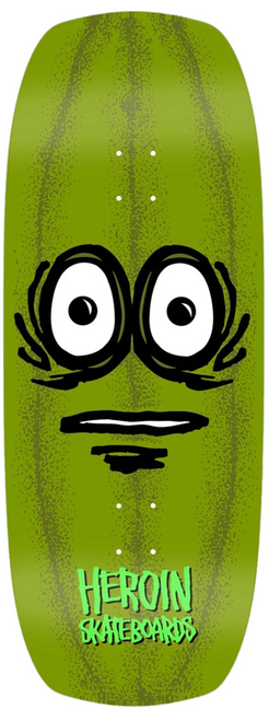 Heroin Pickle Skateboard Deck Green 12