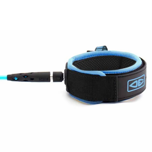Ocean Earth Longboard Knee Surf Leash Cyan Blue 9ft Ocean Earth Longboard Knee Surf Leash Cyan Blue 9ft