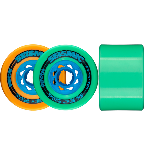 Seismic Tailwind Wheels Set Mint Blue 83mm/79a Seismic Tailwind Wheels Set Mint Blue 83mm/79a