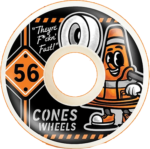 CONES BANNER CONICAL 56MM 99A WHEELS SET