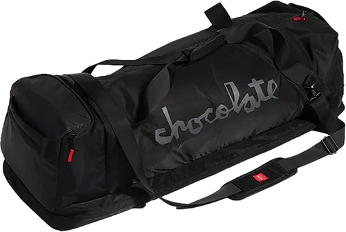 CHOC CHUNK TRAVEL DUFFLE BAG BLACK/GREY