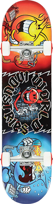 WORLD INDUSTRIES CRANK CALL SKATEBOARD COMPLETE 7.5