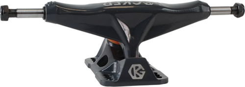 GRIND KING LOCKER TRUCK 9.25 BATTLESHIP GREY TRUCKS SET