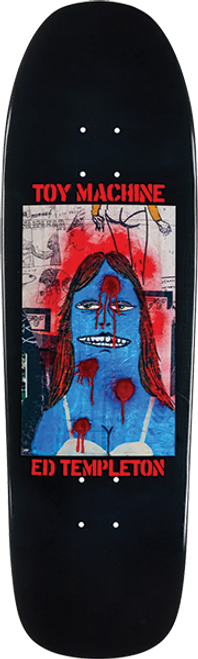 TOY MACHINE TEMPLETON GRAFFITI SKATEBOARD DECK 9.5
