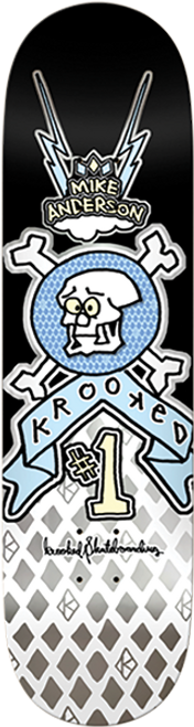 KROOKED ANDERSON REDUX SKATEBOARD DECK 8.38