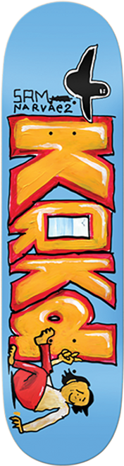 KROOKED NARVAEZ SHORE SKATEBOARD DECK 8.38