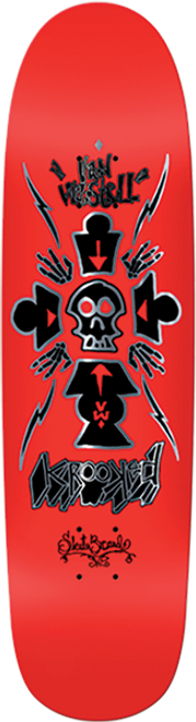 KROOKED WASTELL REDUX SKATEBOARD DECK 8.6