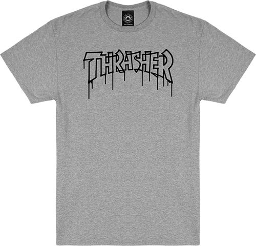 THRASHER ONE-LINER SS TSHIRT XLARGE SPORT GREY