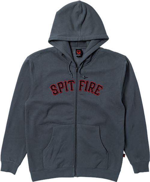 SPITFIRE SPITBALL ZIP HOODIE MEDIUM CHARCOAL