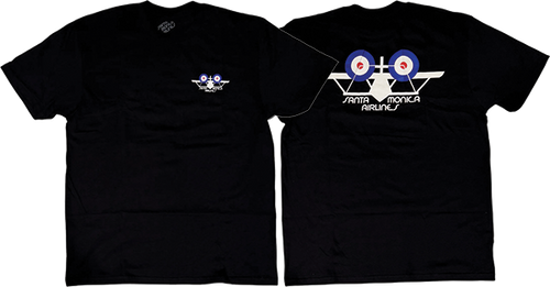 SMA BI-PLANE SS TSHIRT XXLARGE BLACK
