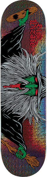 BLOOD WIZARD FLYING WIZARD GALACTIC SKATEBOARD DECK 8.5