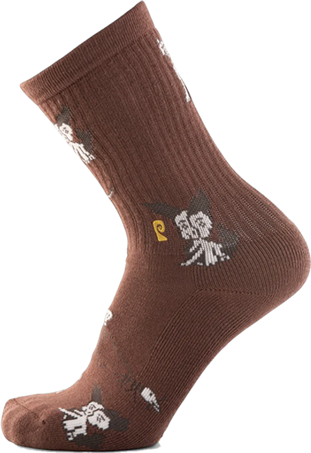 PSOCKADELIC DOG WORLD CREW SOCKS