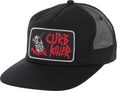 HEROIN CURB KILLER TRUCKER MESH HAT ADJ-BLK HEROIN CURB KILLER TRUCKER MESH HAT ADJ-BLK