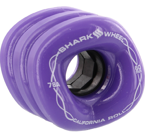 Shark California Roll Wheels Purple 60mm 78a