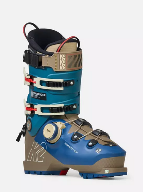 K2 Mindbender 120 Boa Ski Boots Mens 2026 Blue Brown K2 Mindbender 120 Boa Ski Boots Mens 2026 Blue Brown