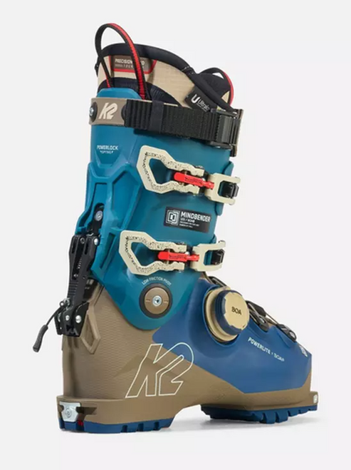 K2 Mindbender 120 Boa Ski Boots Mens 2026 Blue Brown K2 Mindbender 120 Boa Ski Boots Mens 2026 Blue Brown