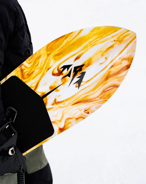 Jones Mountain Surfer Snowboard 2026 Brown White 142 Jones Mountain Surfer Snowboard 2026 Brown White 142