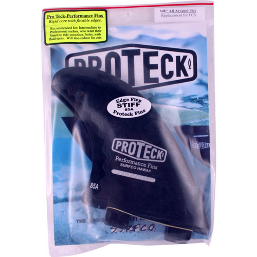 ProTeck Perfomance Quad FCS Fins Black 4.5 / 4.25 (4 pack)