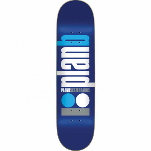 Plan B Classic Logo Skateboard Deck Blue 8.37 Plan B Classic Logo Skateboard Deck Blue 8.37