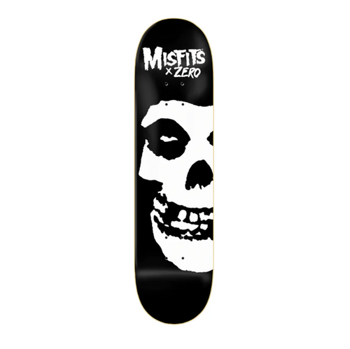 Zero Misfits Fiend Skull Skateboard Deck Black White 8 Zero Misfits Fiend Skull Skateboard Deck Black White 8
