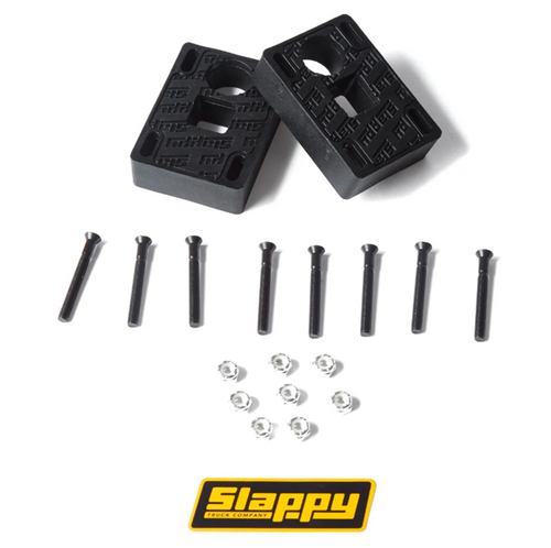 Slappy Big Block Kit Riser Hardware Combo Black 3/4"