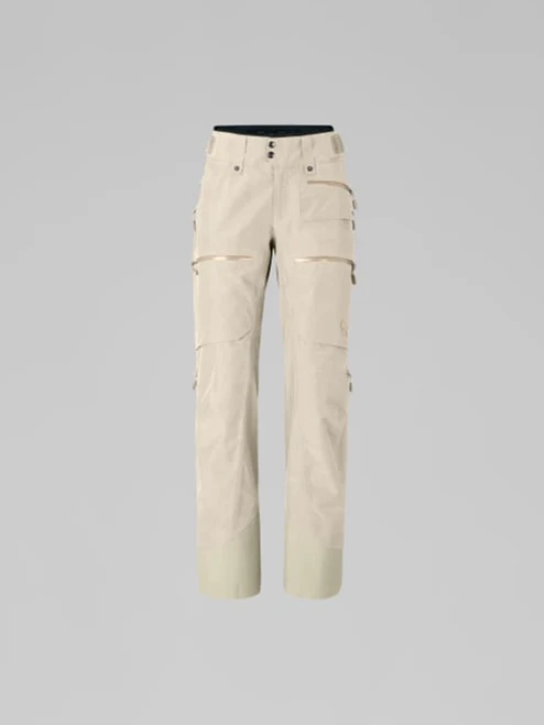 Norrona Iofoten GoreTex Womens Insulated Pants Oatmeal