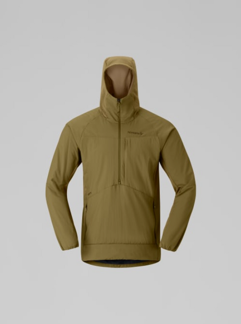 Norrona More Octa Zip Hoodie Dark Olive Norrona More Octa Zip Hoodie Dark Olive