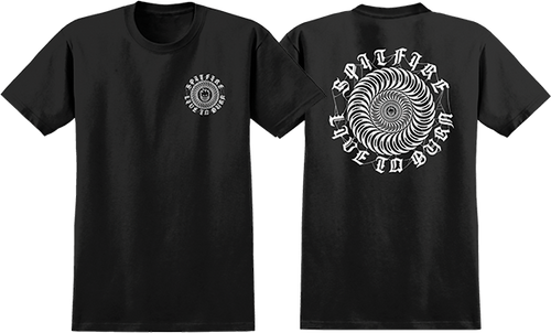 SPITFIRE WEB CLASS TSHIRTIC SS TSHIRT XLARGE BLACK
