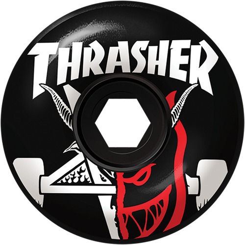 SPITFIRE 80HD CL.FULL THRASHER THRASH AND BURN 56mm BLK WHEELS SET