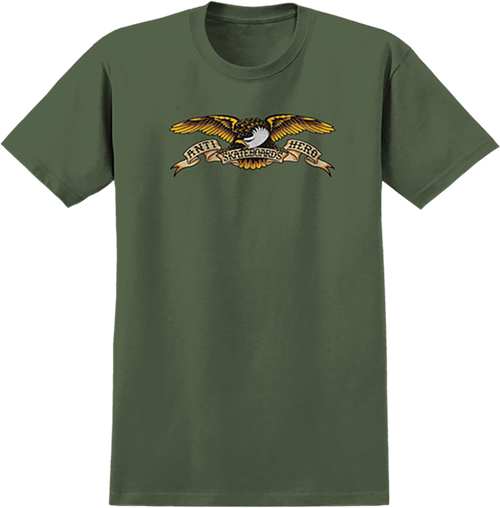 ANTI HEROEAGLE HEMP SS TSHIRT XLARGE OLIVE
