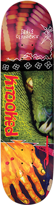 KROOKED CERNICKY SNAKE BITE SKATEBOARD DECK-8.38