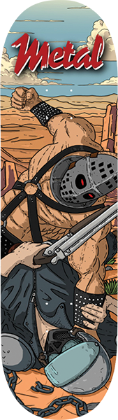 METAL HUMUNGUS SKATEBOARD DECK-10.0