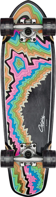 GLOBE BLAZER 26" SKATEBOARD COMPLETE-7.25x26 CRUNCH