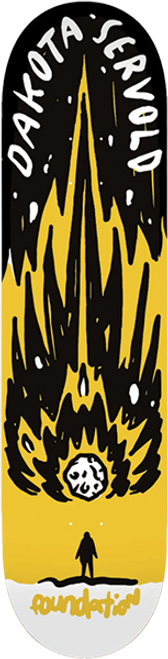 FOUNDATION SERVOLD IMPENDING DOOM SKATEBOARD DECK-8.38