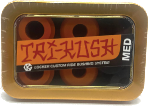 GRIND KING TRI-KUSH BUSHINGS SET MEDUIM ORANGE 2pr