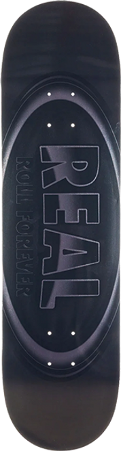 REAL OVAL DBX SKATEBOARD DECK-8.5 SILVER FOIL REAL OVAL DBX SKATEBOARD DECK-8.5 SILVER FOIL