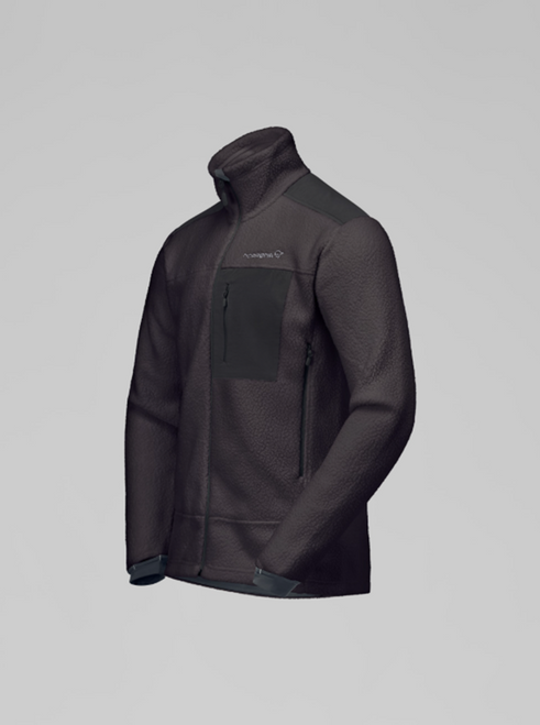 Norrona Trollveggen Warm3 Fleece Jacket Mens Phantom Grey