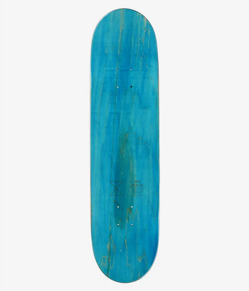 Sour Isaksson Art Skateboard Deck White Green 8.25 wb 14.2