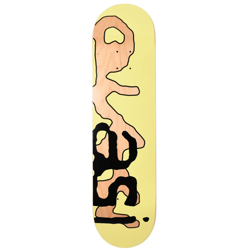 Quasi Lowercase Skateboard Deck Yellow 8" x 32.375" WB 14.25"