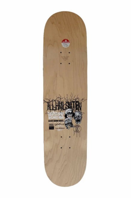 Ghostship Oneal Pro Black Widow Skateboard Deck Black 8.5 wb14.25