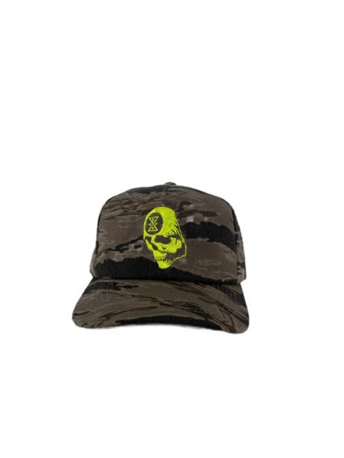 Ghostship Skull Map Hat Tiger Camo Snapback Ghostship Skull Map Hat Tiger Camo Snapback