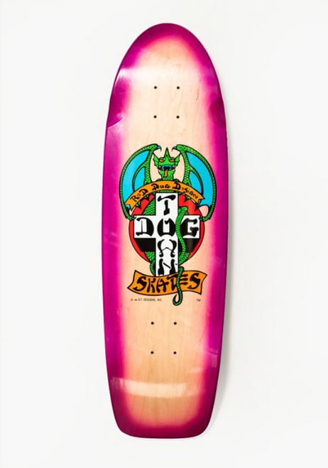 Dogtown Red Dog 70s Skateboard Deck Pink Fade 9.1 wb14.75 Dogtown Red Dog 70s Skateboard Deck Pink Fade 9.1 wb14.75