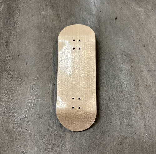 Social Blank Fingerboard Deck Natural 5ply 34mm 96