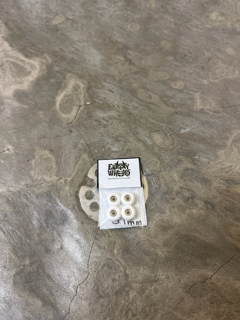 Entity Fingerboard Wheels White 7.6 Entity Fingerboard Wheels White 7.6