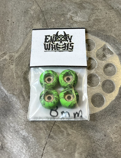 Entity Fingerboard Wheels Green Black 8