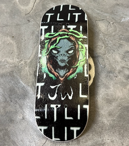 LIT Alien Fuktfingers Pro Deck Black 34x98 High